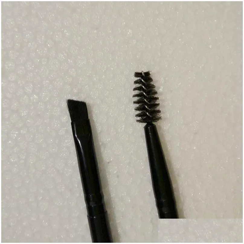 elf makeup eye brow eyebrow brush synthetic double makeup brushes double eyebrow brush head brushes kit pinceis