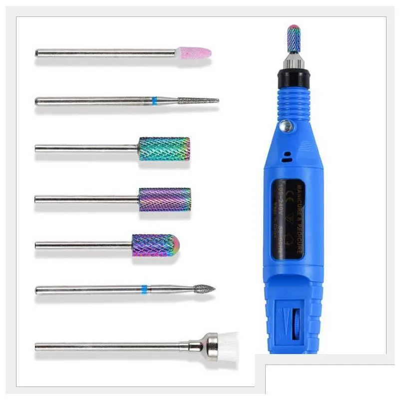 nail tools nail drill accessories polishing tool set for grinding head brush of grinding machine