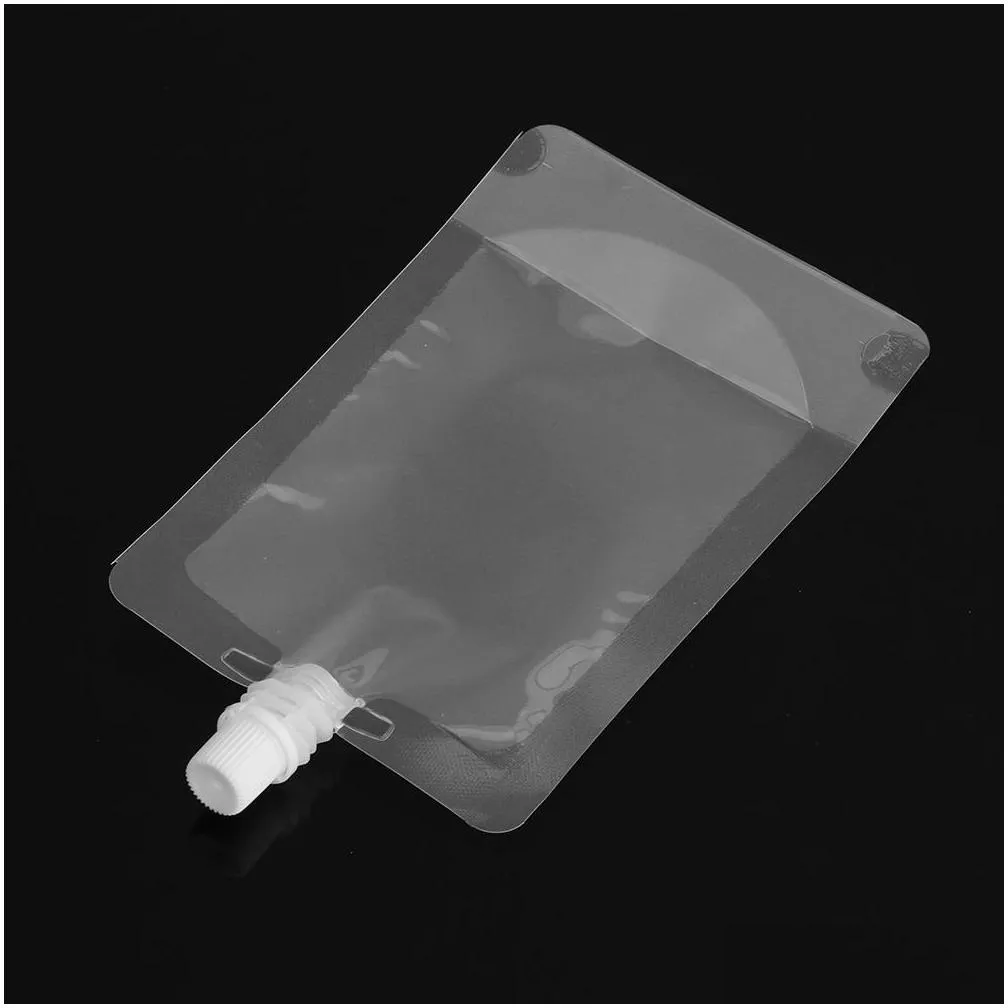 water bottles 250ml standup plastic drink packaging bag spout pouch for juice milk coffee beverage liquid packing bag
