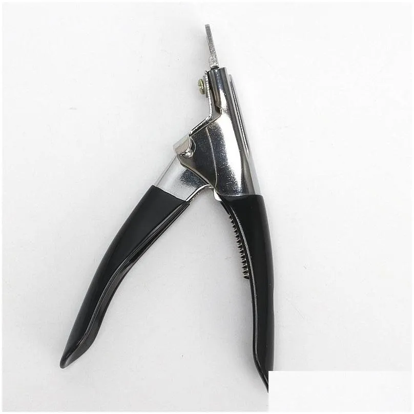 nail art edge cutter gel uv acrylic fake clipper trimmer tip manicure tool round scissor pedicure artificial