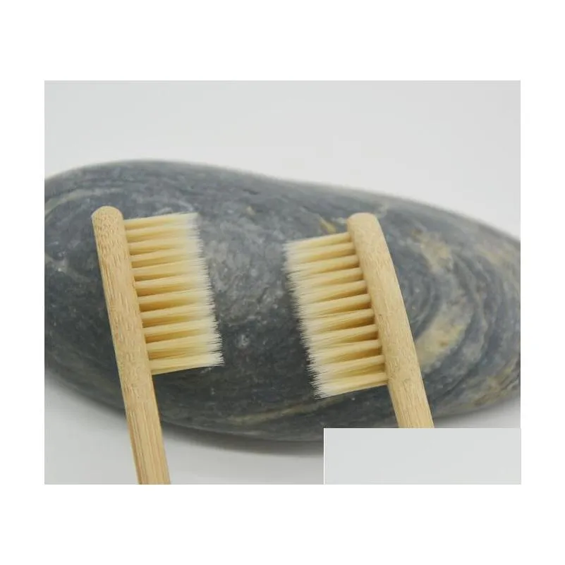 hot bamboo toothbrush bamboo charcoal toothbrush soft nylon capitellum bamboo toothbrushes for hotel travel tooth brush