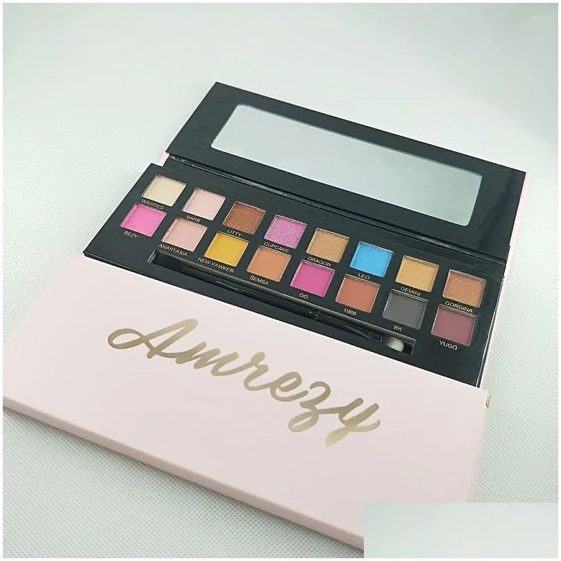 brand makeup 16 colors eye shadow palette xamrezy eyeshadow shimmer matte beauty