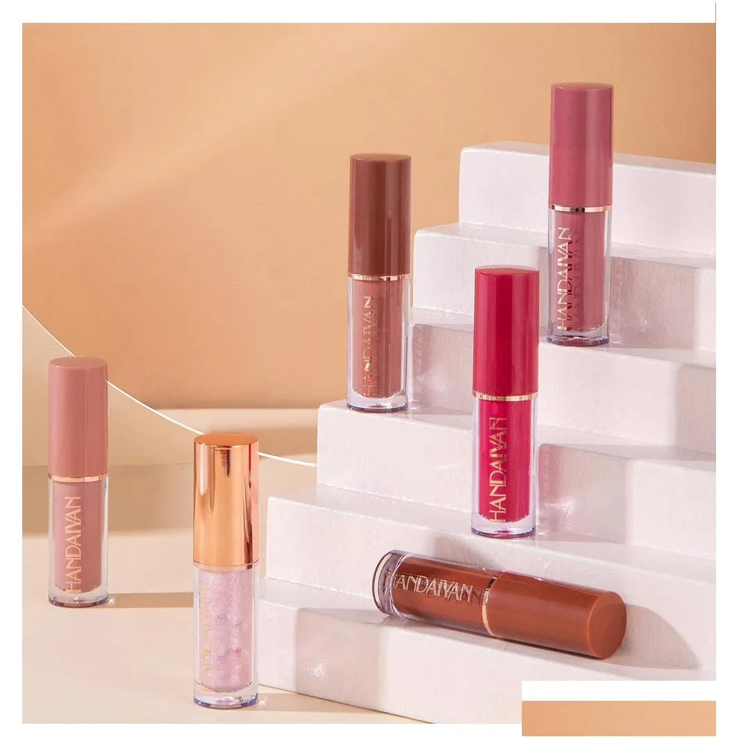 12 colors lip gloss matte liquid lipstick set longlasting smudgeproof wateproof lips glosses gift box makeup makeup
