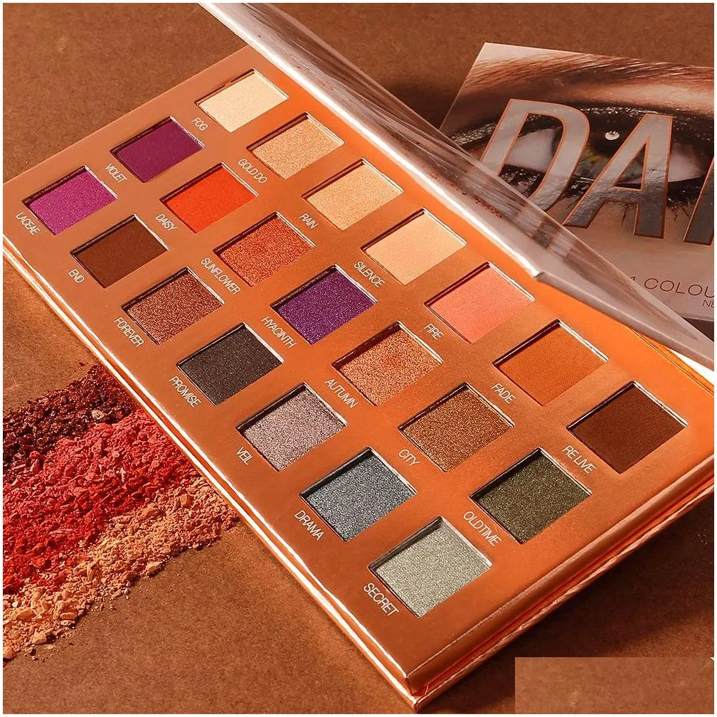 o.two.o darling eyeshadow palletes 21 colors ultra fine powder pigmented shadows glitter shimmer makeup eye shadow palette