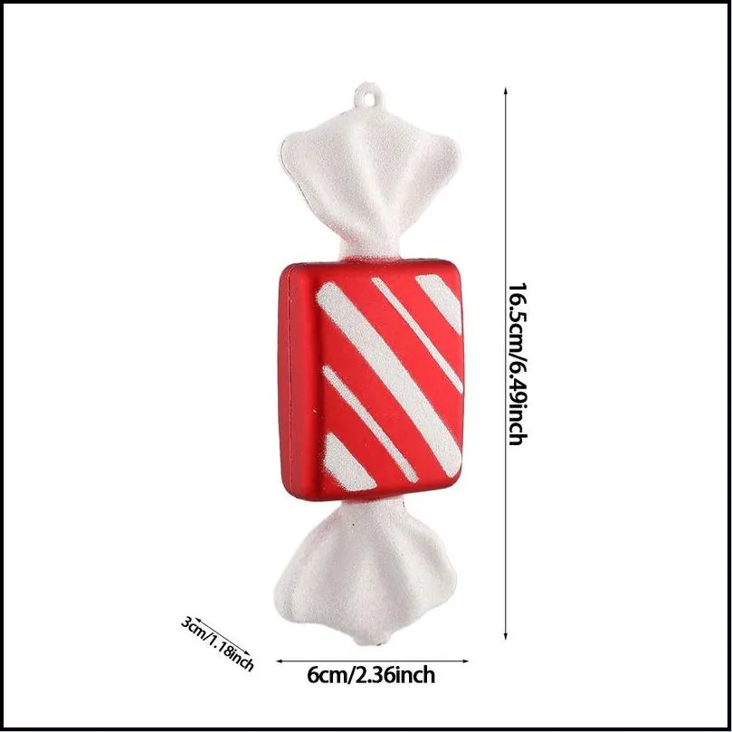 christmas decorations big candy cane canes tree for home party year xmas hanging ornaments 220914