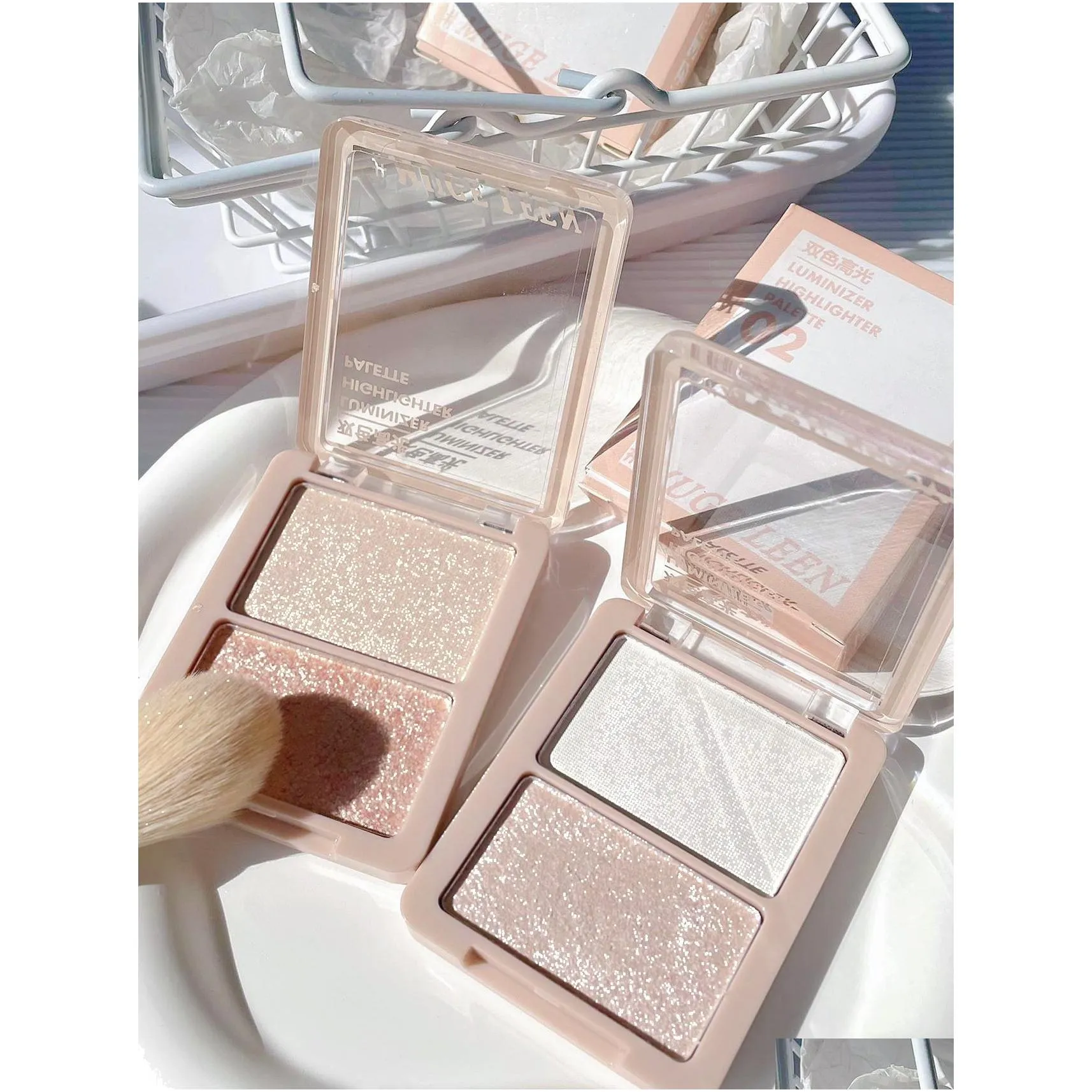 highlighters palette glitter mashed potatoes highlighter makeup gel face and body brighten natural contour shadow