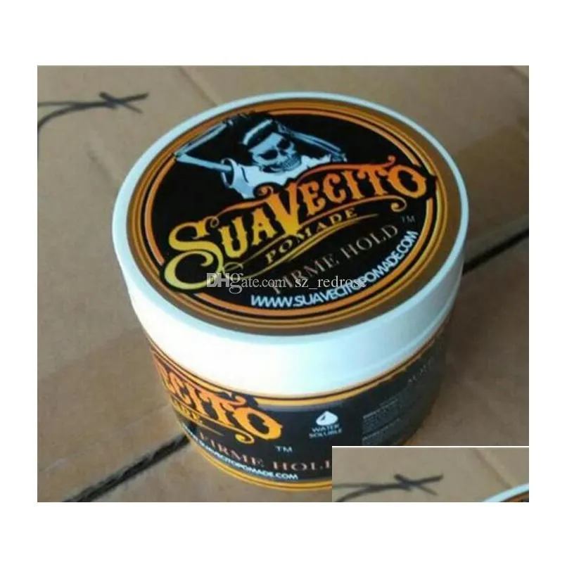 suavecito pomade hair strong style restoring pomade wax big skeleton slicked back hair oil wax mud keep hair pomade dhs