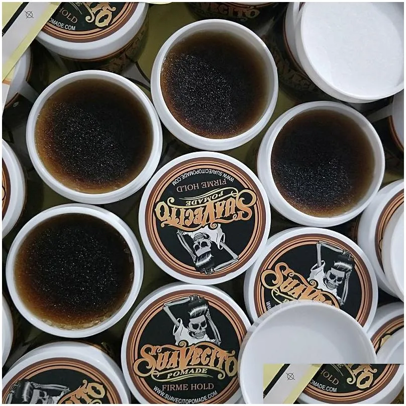 113mlsuavecito pomade hair gel style firme hold pomades waxes strong hold restoring ancient ways big skeleton hair slicked back hair oil