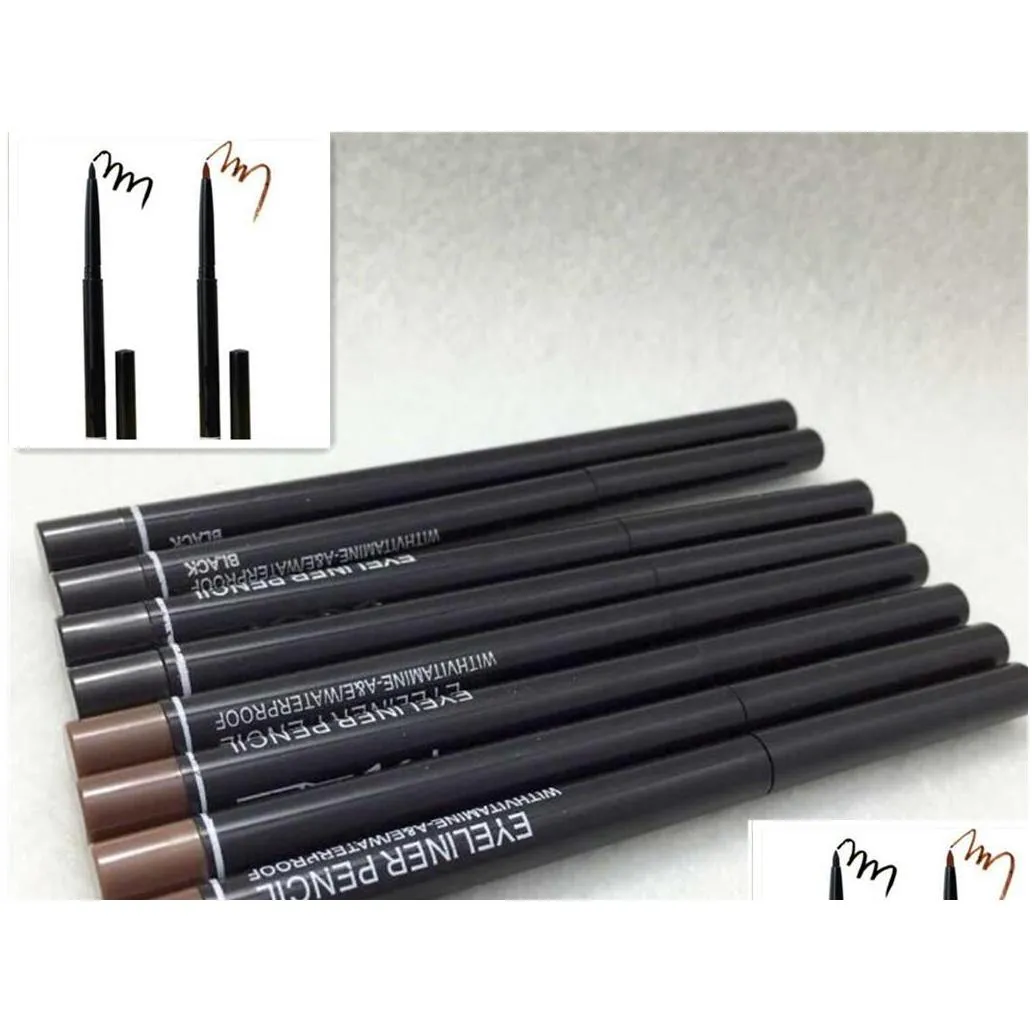 wholesale women waterproof retractable rotary eyeliner pen eye liner pencil makeup cosmetic tool