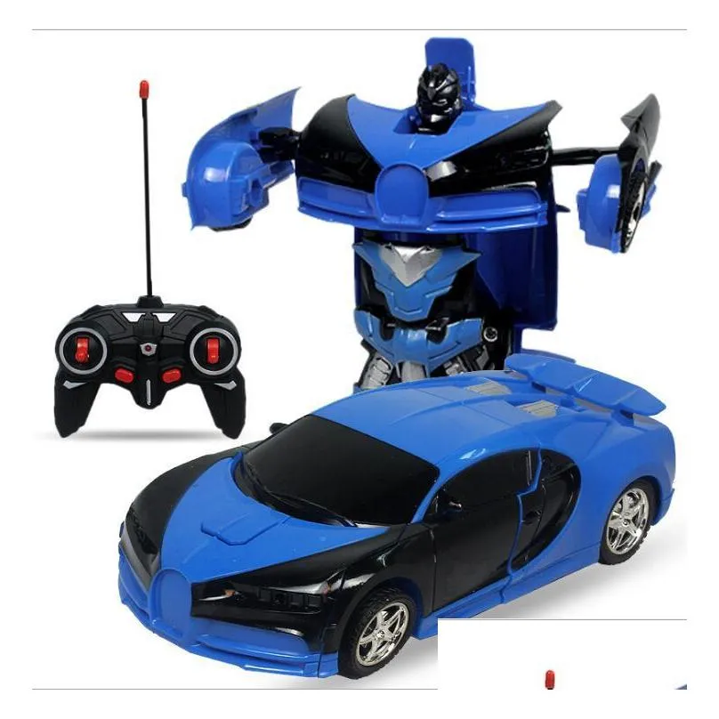 remote control deformation car charging remote control car induction transformation king kong robot electric remote control cars children