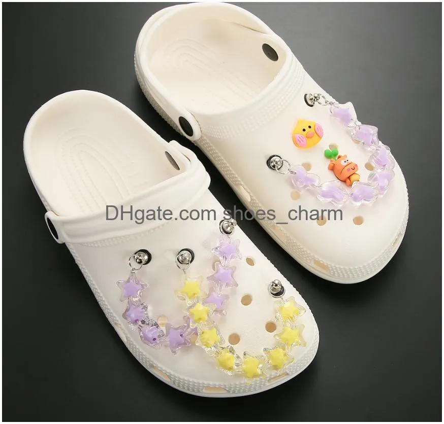 mix fast delivery 3d chain alloy star aircraft model custom mexican style pvc shoe charms pvc shoecharms buckle soft rubber for croc shoes