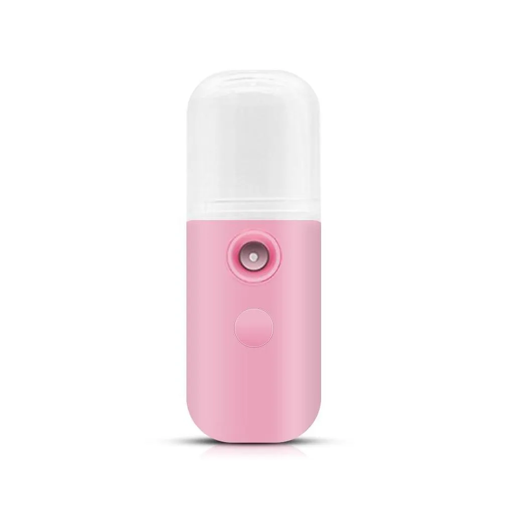 party supplies mini face stream beauty spray handheld water machine moisturizing nano ionic mist face humidifier sauna facial pore cleansing
