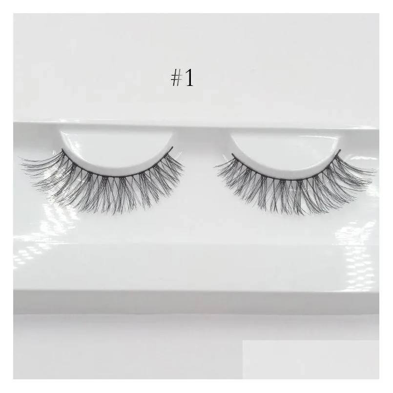 hb false eyelashes 20styles eyelash extensions handmade thick natural fake lashes voluminous fake eyelashes for eye lashes makeup drop