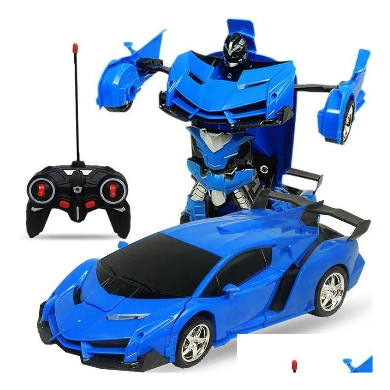 remote control deformation car charging remote control car induction transformation king kong robot electric remote control cars children