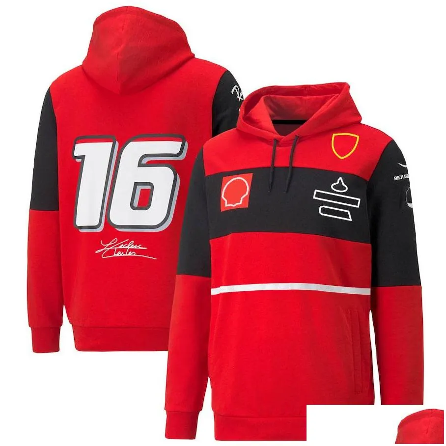 f1 formula one racing suit hooded sweater 2022 autumn and winter casual sportswear custom