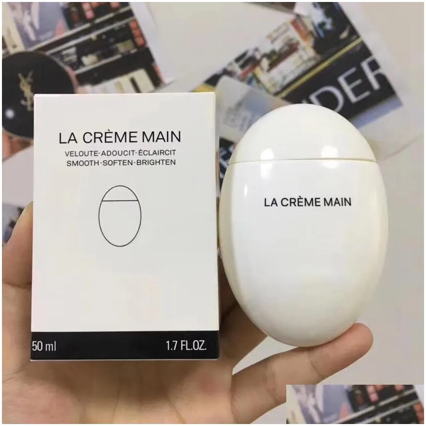 hand cream lotion la creme main veloute adoucit eclaircit smooth soften brighten creams skin care 50ml 1.7oz