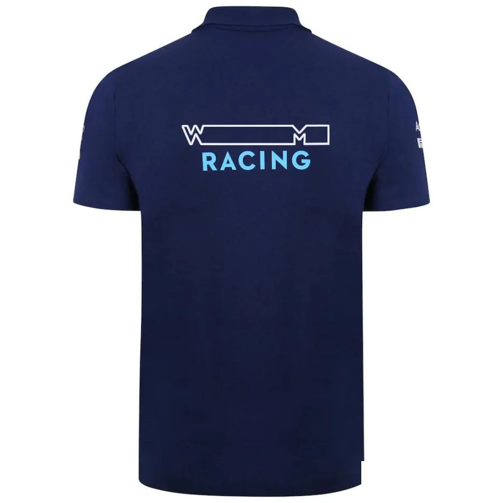 f1 tshirt racing suit 2021 new team mens shortsleeved lapel polo shirt car overalls formula one team custom made with the same