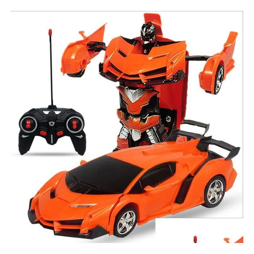 remote control deformation car charging remote control car induction transformation king kong robot electric remote control cars children