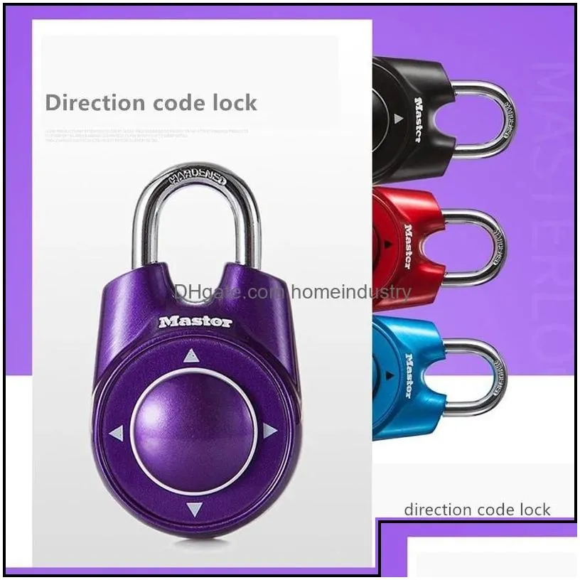 Door Locks Master Door Locks Combination Directional Password Padlock Portable Gym School Health Club Security Locker Lo Homeindustry