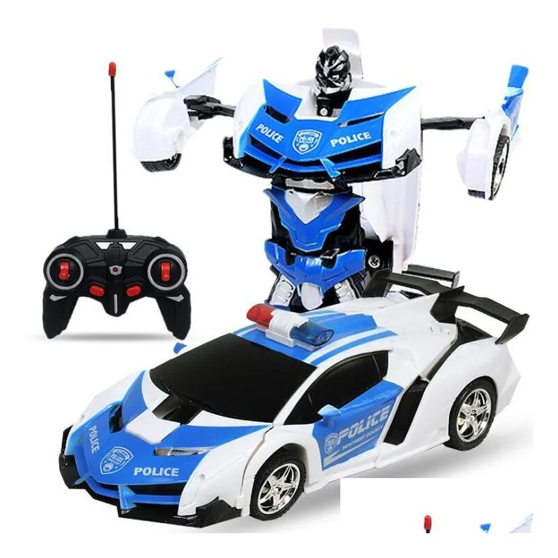 remote control deformation car charging remote control car induction transformation king kong robot electric remote control cars children