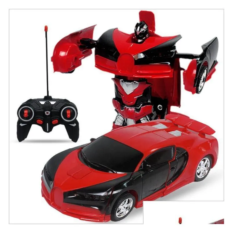 remote control deformation car charging remote control car induction transformation king kong robot electric remote control cars children