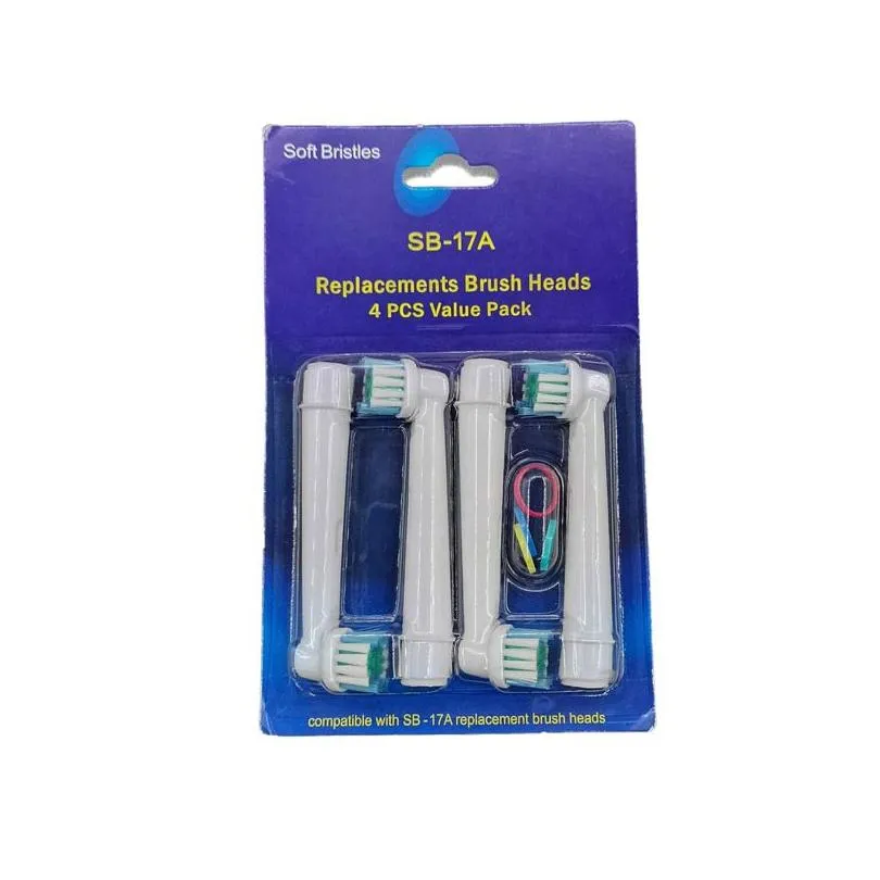 toothbrushes head 20pcs oral a b sensitive gum care electric toothbrush replacement brush heads soft bristles 220916