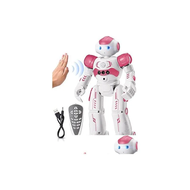 rc remote control robot toys hand gesture n sensing programmable smart dancing singing walking