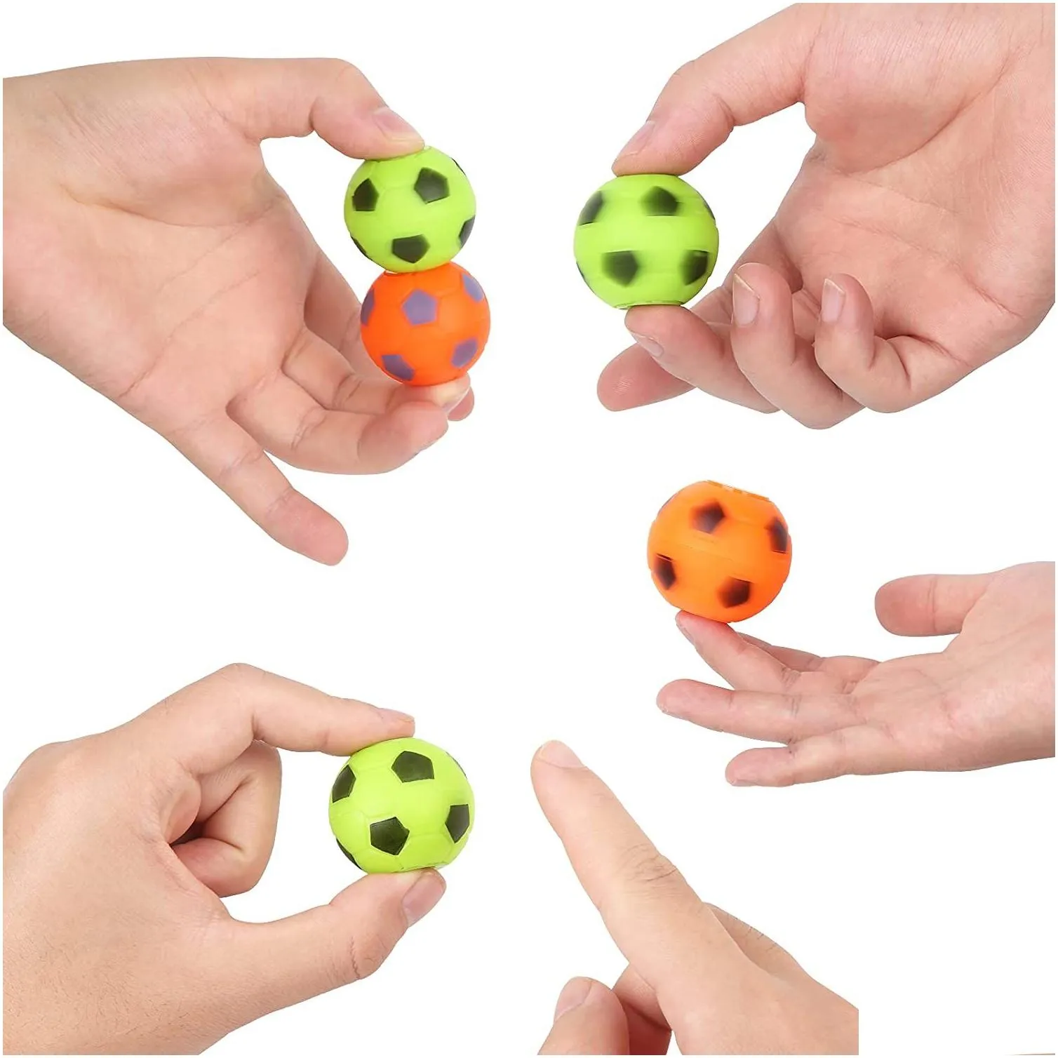 decompression soccer toys mini sport fidget balls fingertip world cup football sensory finger stress relief rotating spinner