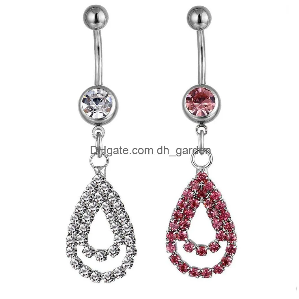 d0555 cross and anchor belly navel button ring