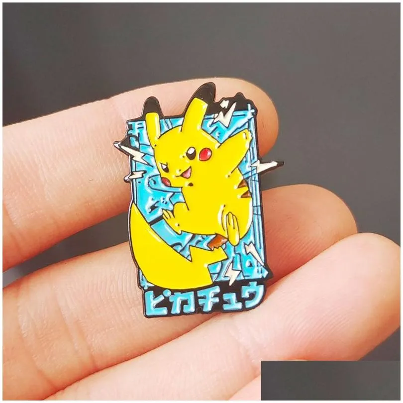 cute anime figure hard enamel pins collect funny metal cartoon brooch backpack collar lapel badges fashion jewelry gifts pet elf