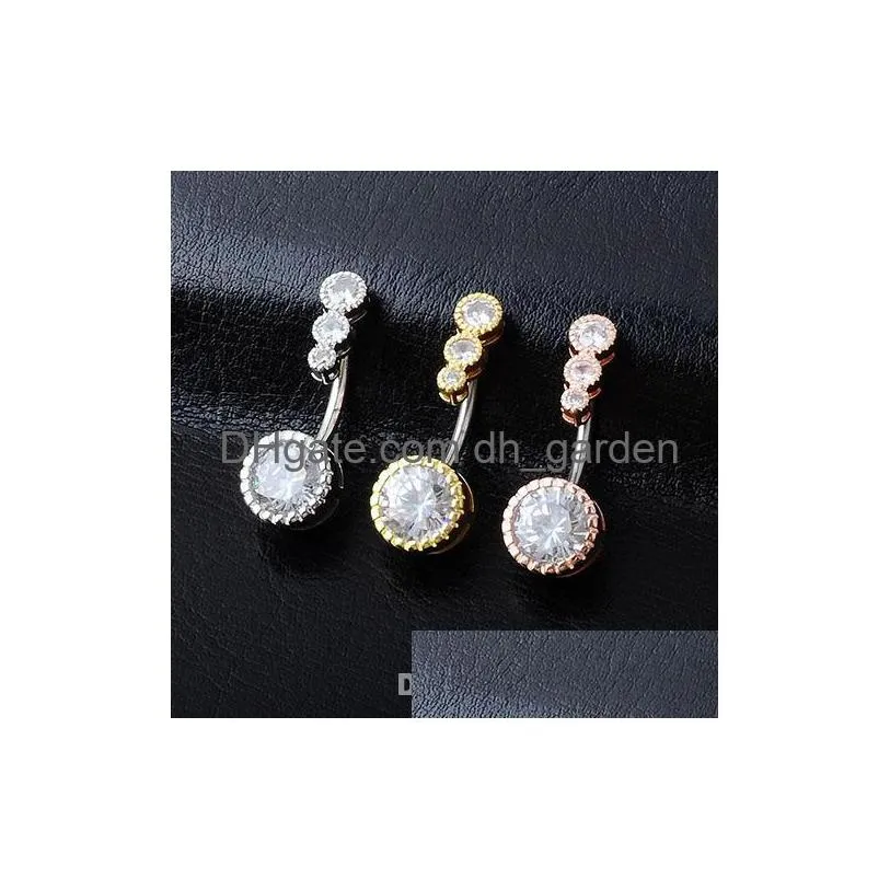 d09311 y dangling navel belly button rings piercing crystal surgical steel woman