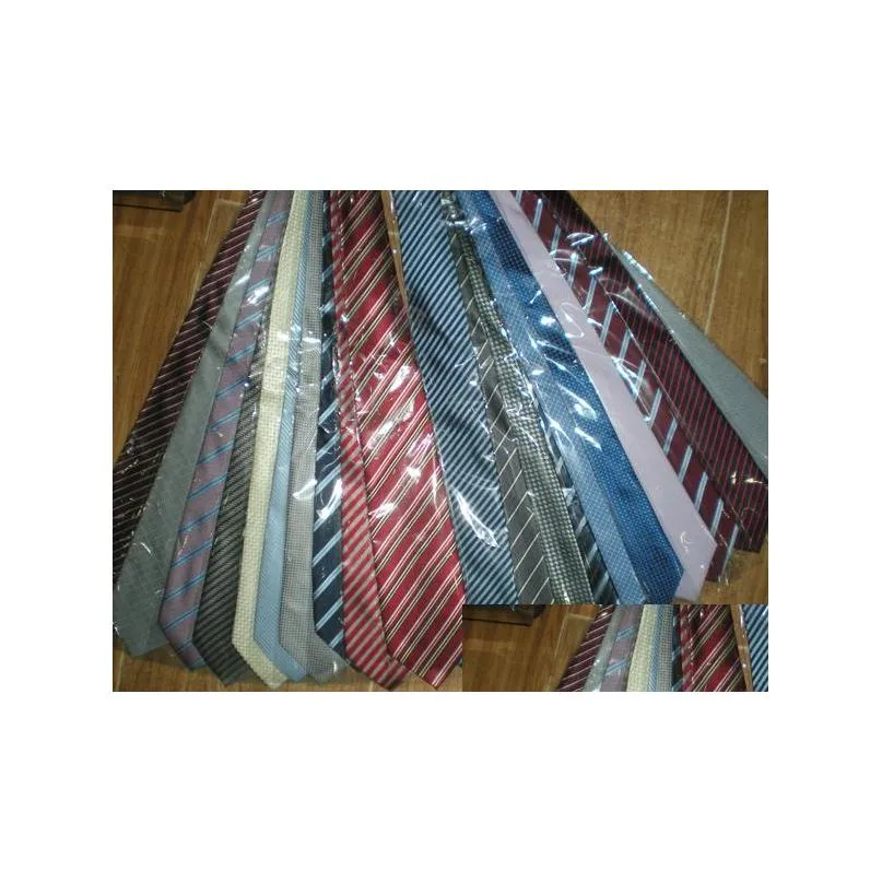 mens necktie imitated 100 silk tie neck tie solid stripe dot assorted 24pc/lot1326