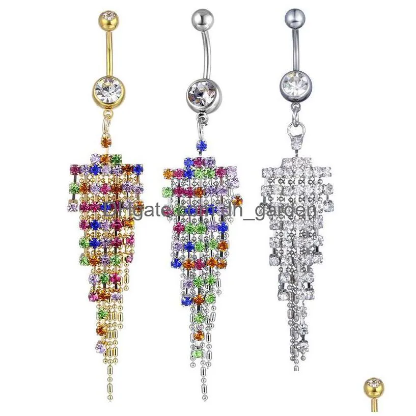 d0555 cross and anchor belly navel button ring