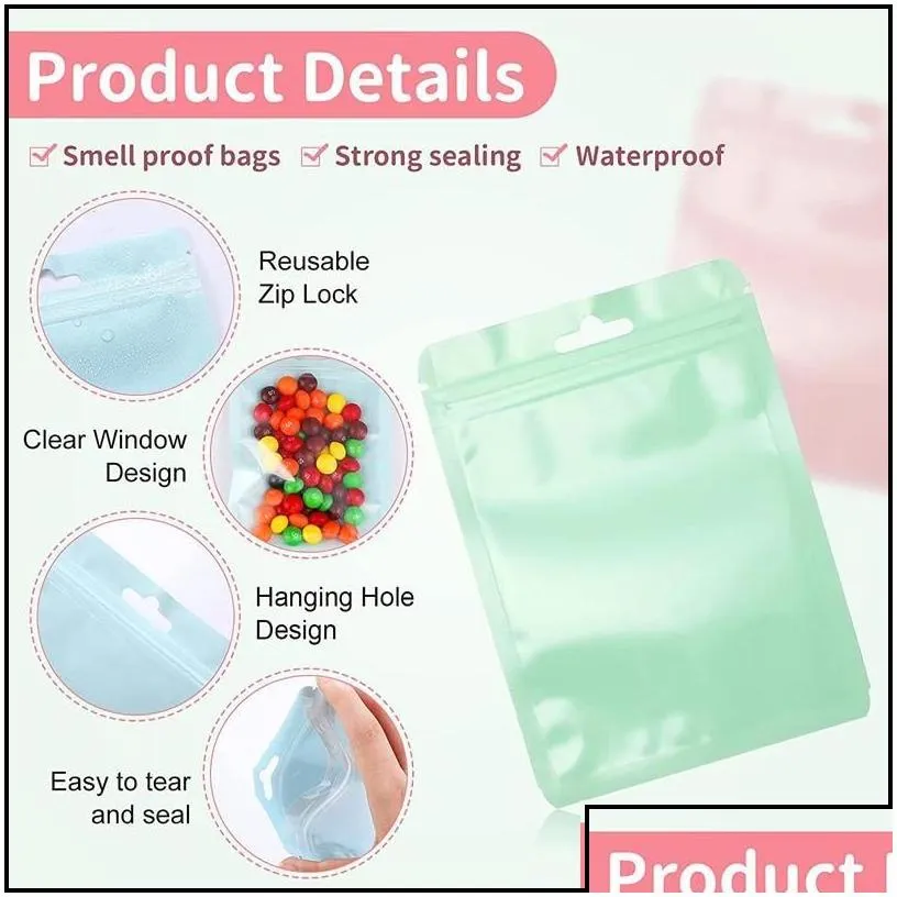 packing bags resealable smell proof bags flat clear food storage plastic foil mylar for packaging party favor lx4933 drop d dayupshop
