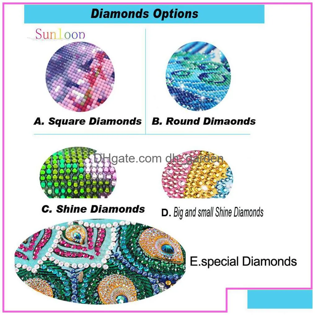 diy crafts diamond painting various design keychains sunloop factory