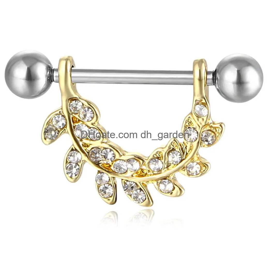 d0935 pineapple belly navel stud