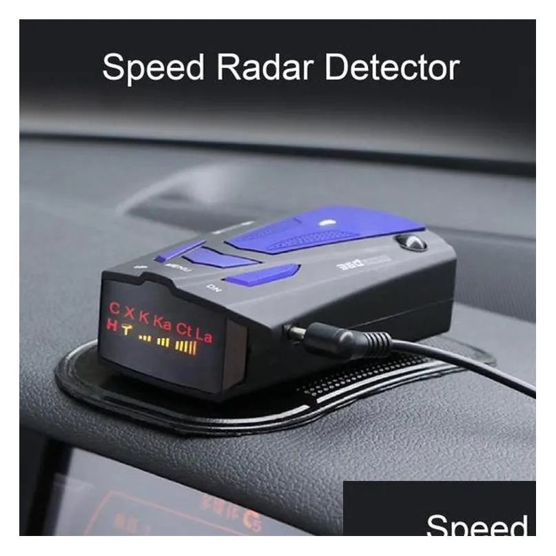 car radar detector 16 band 360 auto speed alarm system anti gps camera laser detector with voice alert