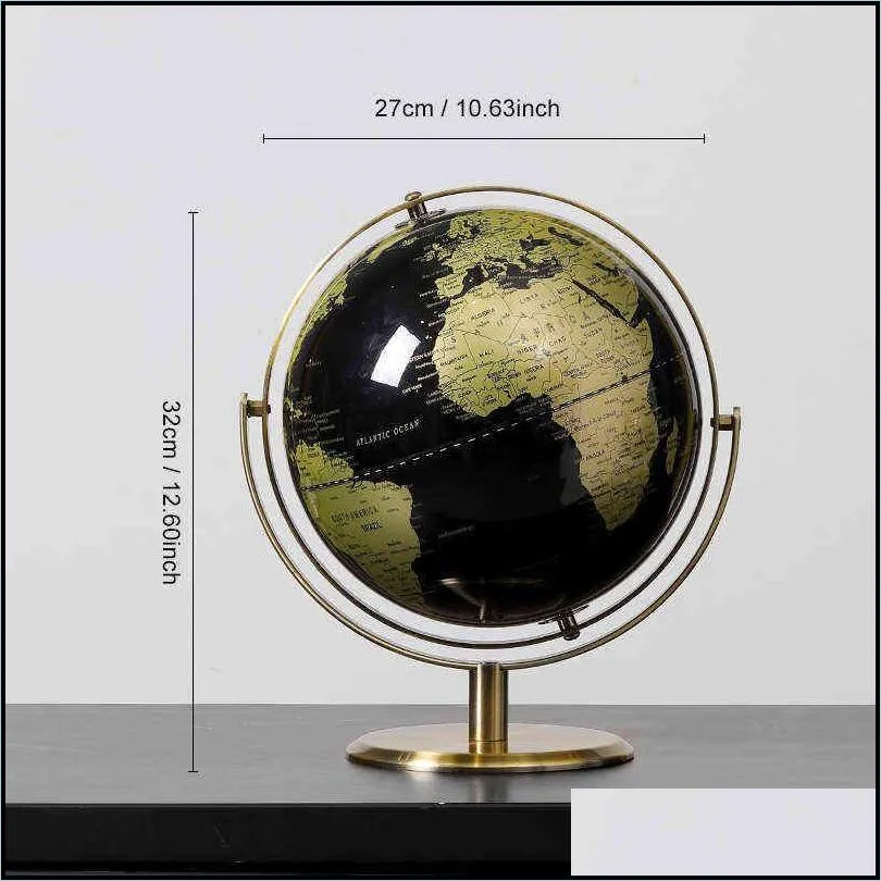 home decor world globe retro map office accessories desk ornaments geography kids education ation 211101