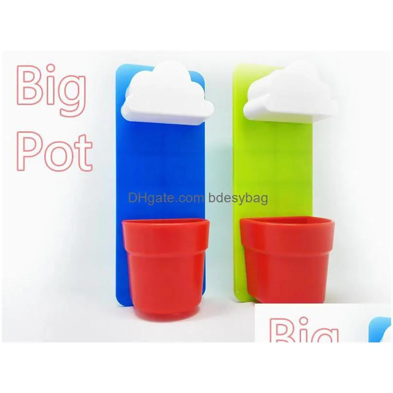 2 pieces rainy pot / wallhung flowerpot / wallhung cloud flowerpot big add small 