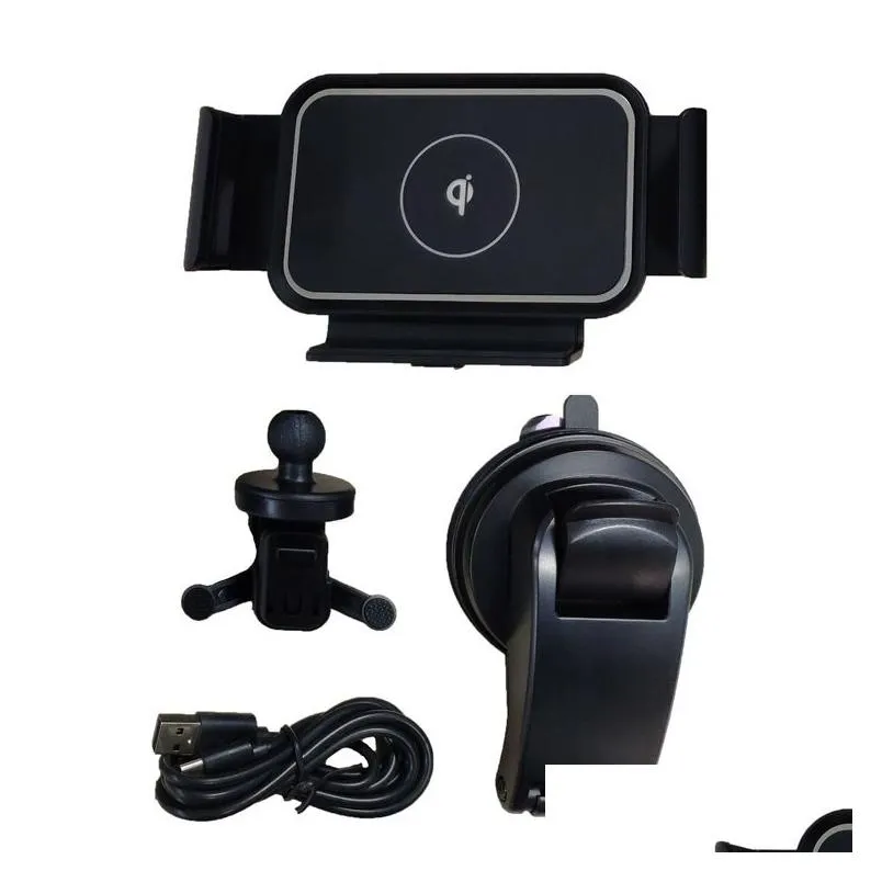 car wireless  for samsung z fold 2 3 4 s21 ultra s20 15w mobile phone fast charging car holder