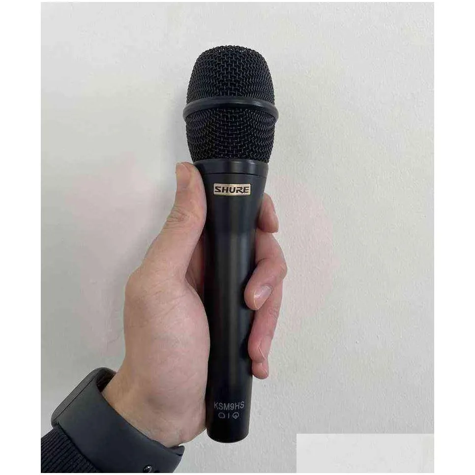 microphones ksm9hs dualdiaphragm condenser handheld vocal microphone for singing stage karaoke gaming wired professional microphone