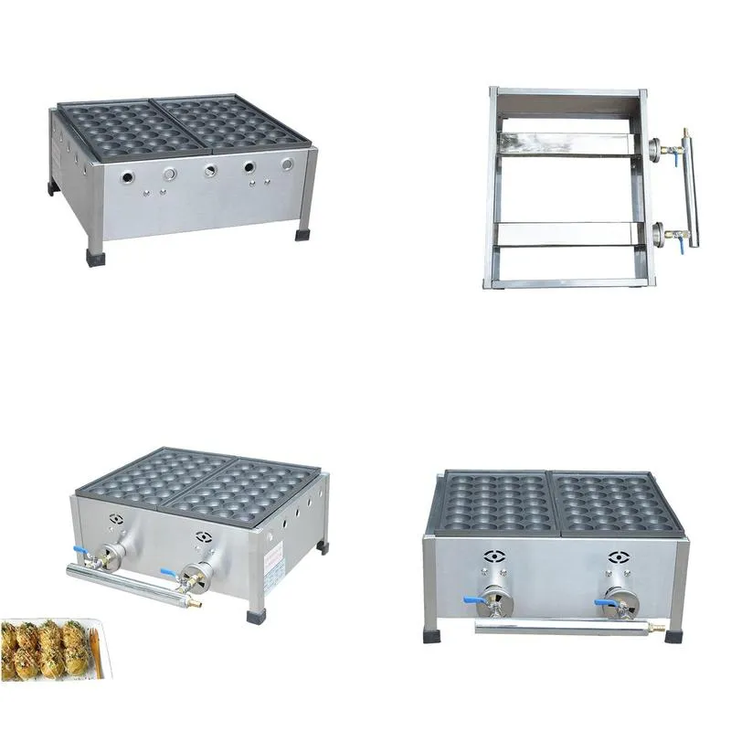 gas takoyaki maker machine takoyaki machine 2 plates takoyaki grill pan japan snack food machine