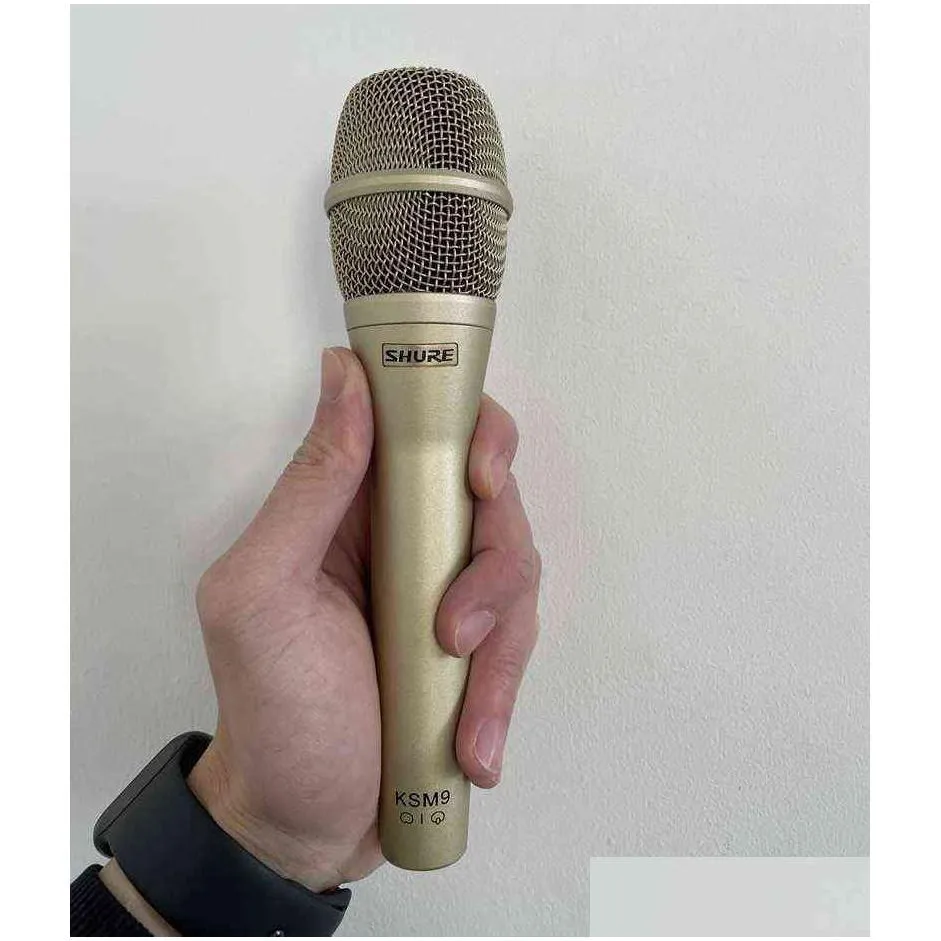 microphones ksm9hs dualdiaphragm condenser handheld vocal microphone for singing stage karaoke gaming wired professional microphone