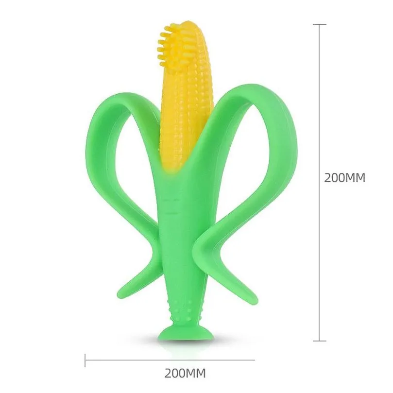 old cobbler c005 soothers teethers advanced customization silicone molar rod corn banana gum baby bite joy toys safety material