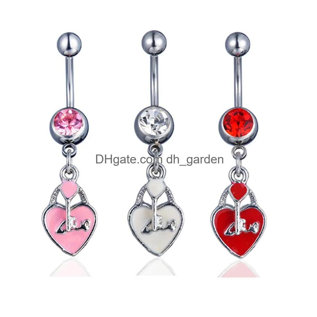 d0152 crown belly navel button ring mix colors