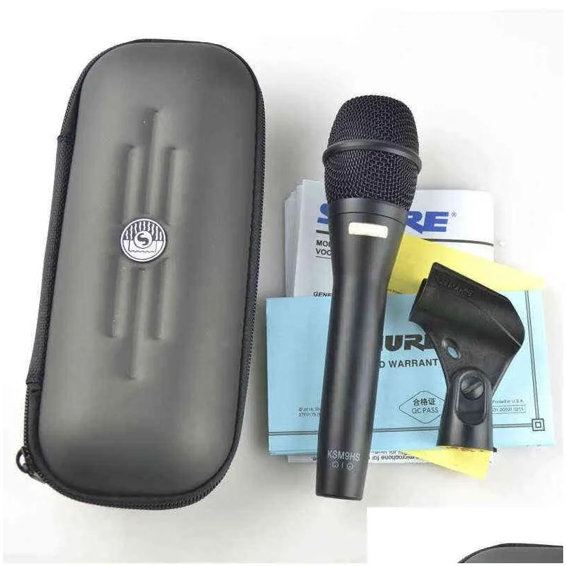 microphones ksm9hs dualdiaphragm condenser handheld vocal microphone for singing stage karaoke gaming wired professional microphone