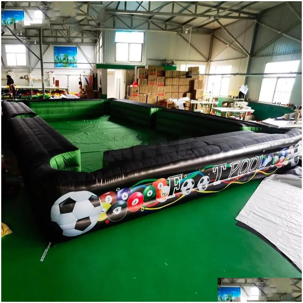 playhouse human inflatable snooker football/soccer table pool portable snookball funny indoor outdoor sport games