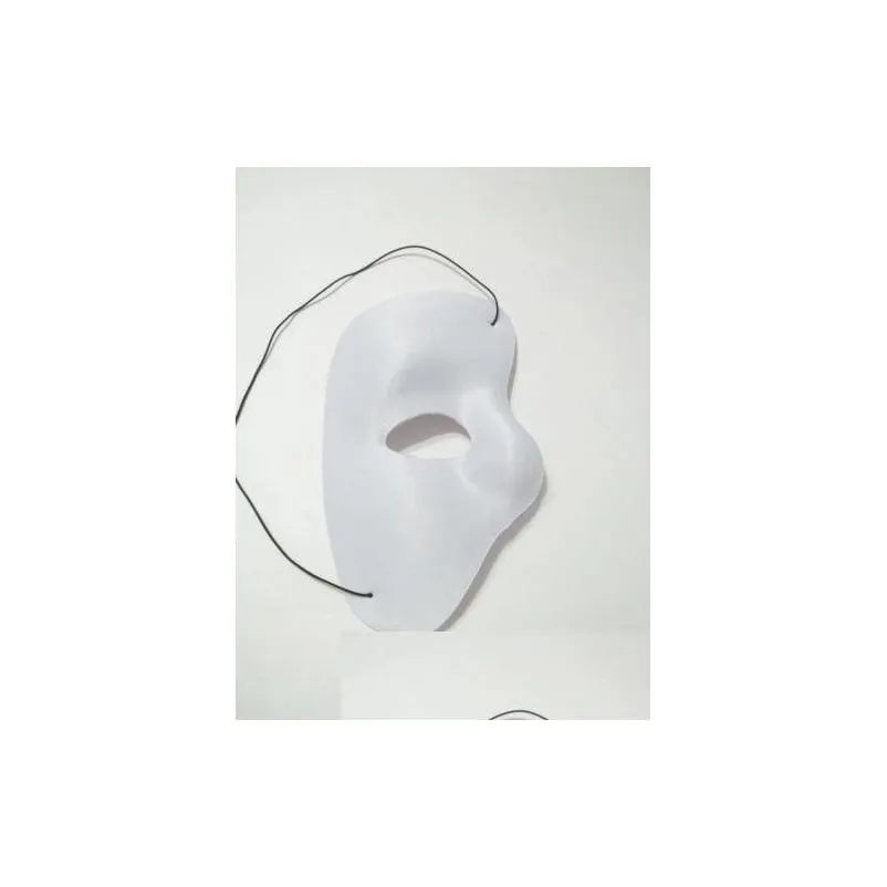phantom of the opera face mask halloween christmas year party costume clothing make up fancy dress up most adults white phantom