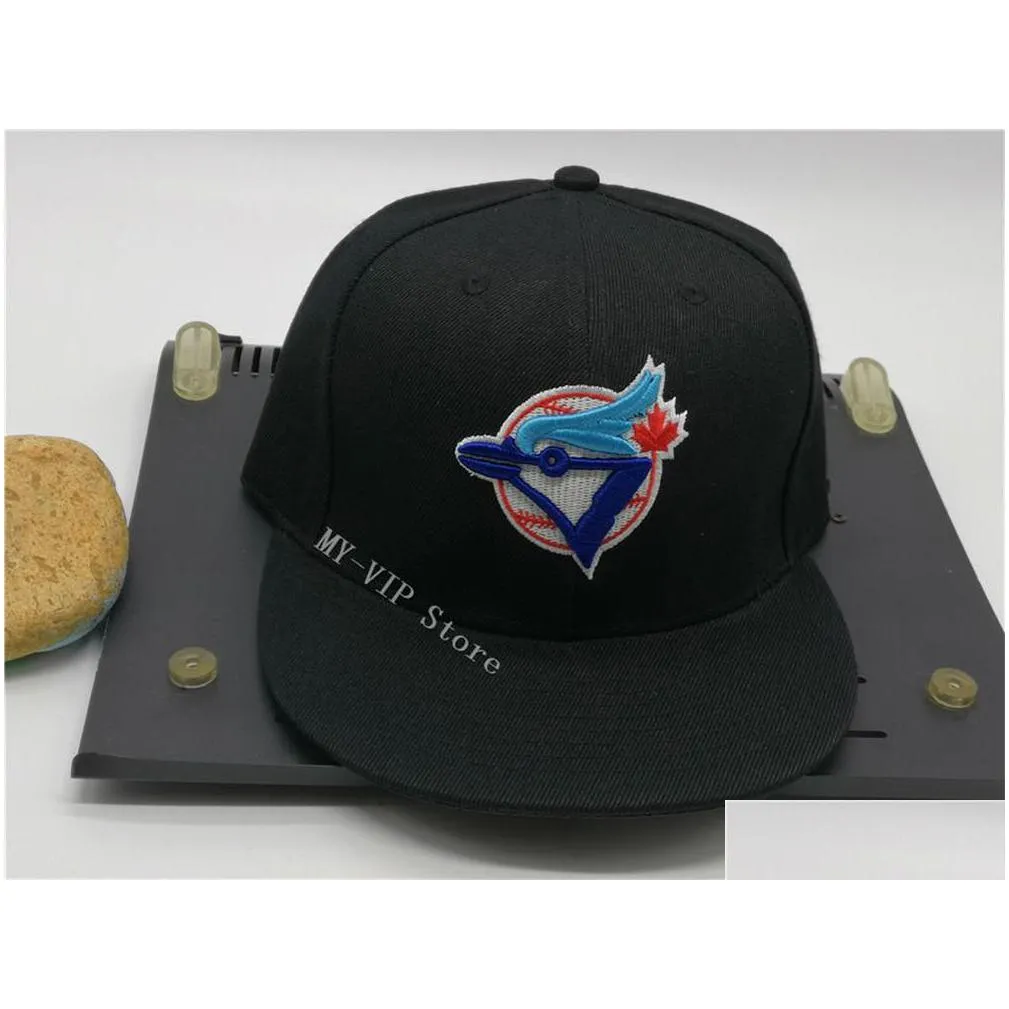 Ball Caps Top Sale Toronto Fitted Hats On Field Baseball Adt Flat Visor Hip  Hop Royalu Blue Color Cap For Men And Women Drop Deliver Dhiob From 8,1 €