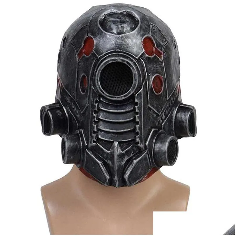 party masks halloween robot cyberpunkes steampunk cosplay prop masque helmet latex full head costume horror masquerade 220920